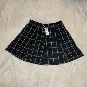 Checkered skirt